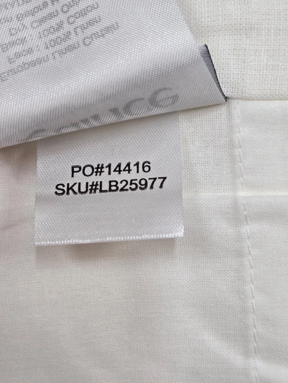NWT QUINCE Set Of 2 48x84 European Linen Curtains White 9526